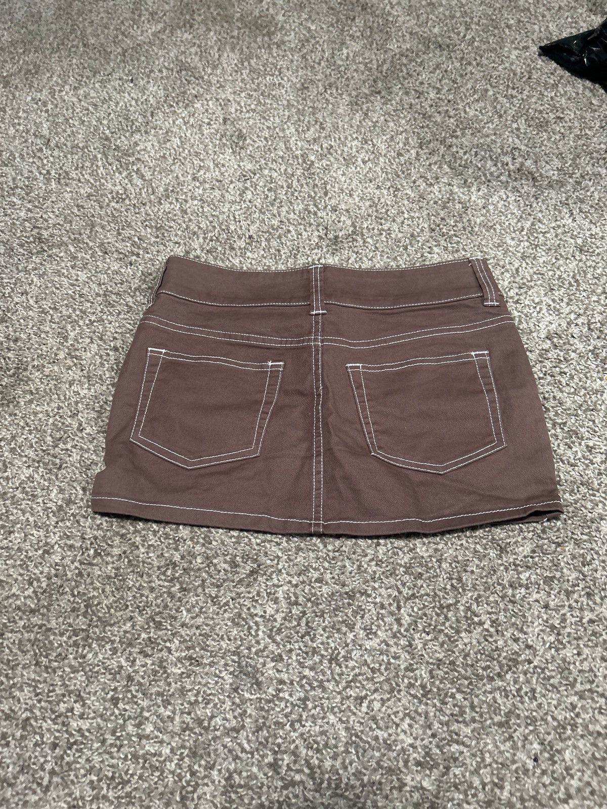 Divided Womans brown mini skirt Size Us 2 Brand Divided Size 26" / US 2 / IT 38 - 2 Thumbnail