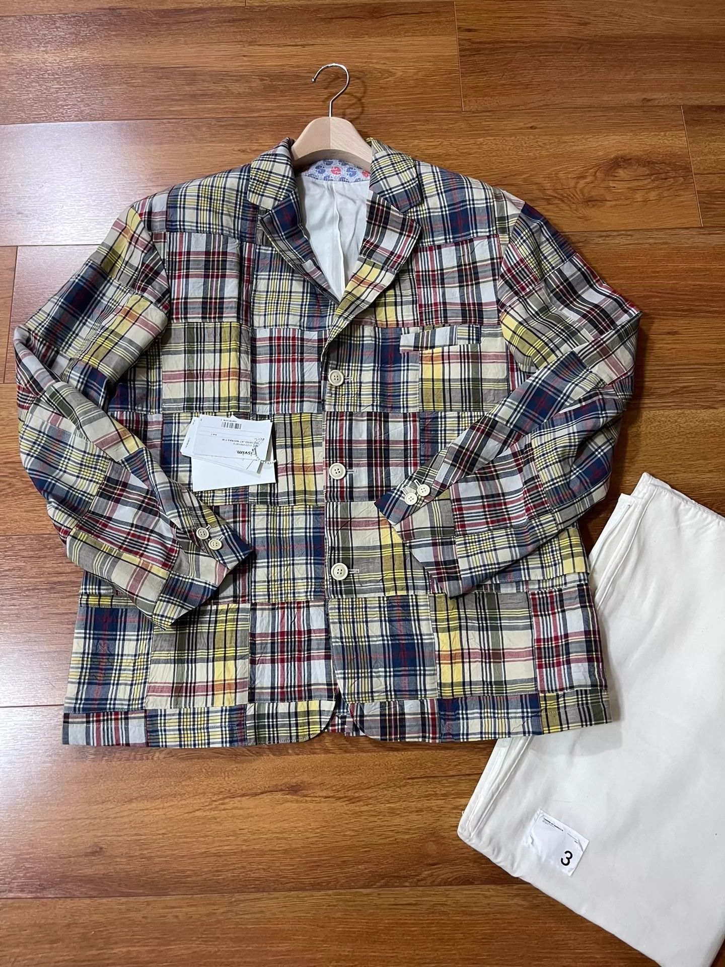 Visvim VISVIM 23SS YARDBIRD JKT MADRAS P.W. Hundred cloth suit Size US L / EU 52-54 / 3 - 1 Thumbnail