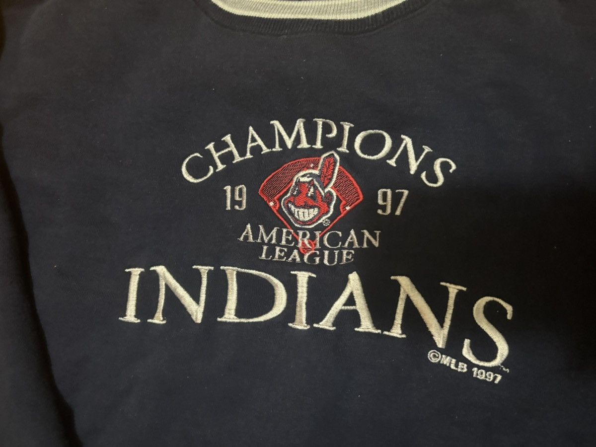 MLB 1997 Cleveland Indians American League Champions Sweater Size US M / EU 48-50 / 2 - 2 Thumbnail