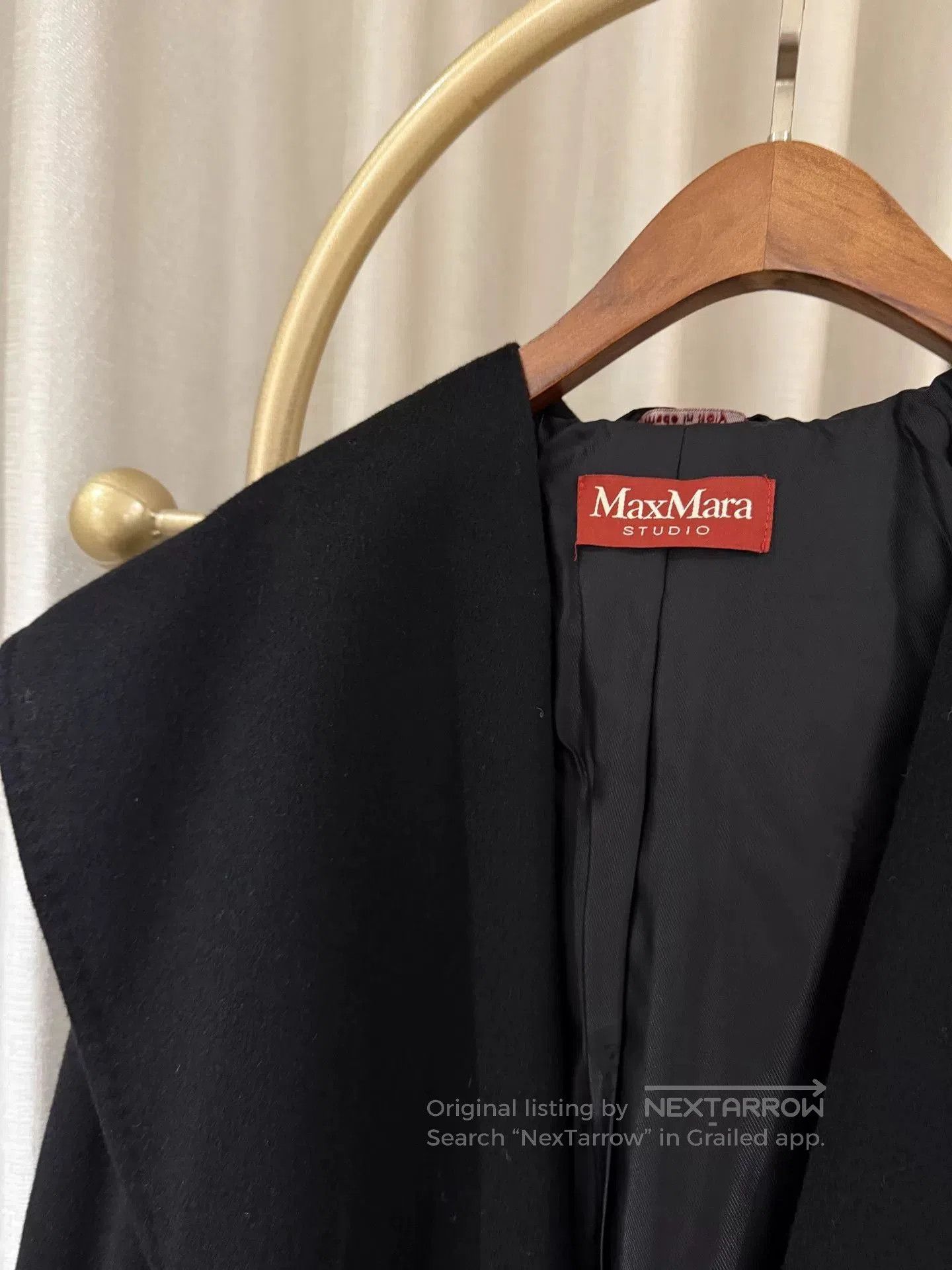 Other Maxmara Black Classic Robe Coat 36. Size US S / EU 44-46 / 1 - 2 Thumbnail