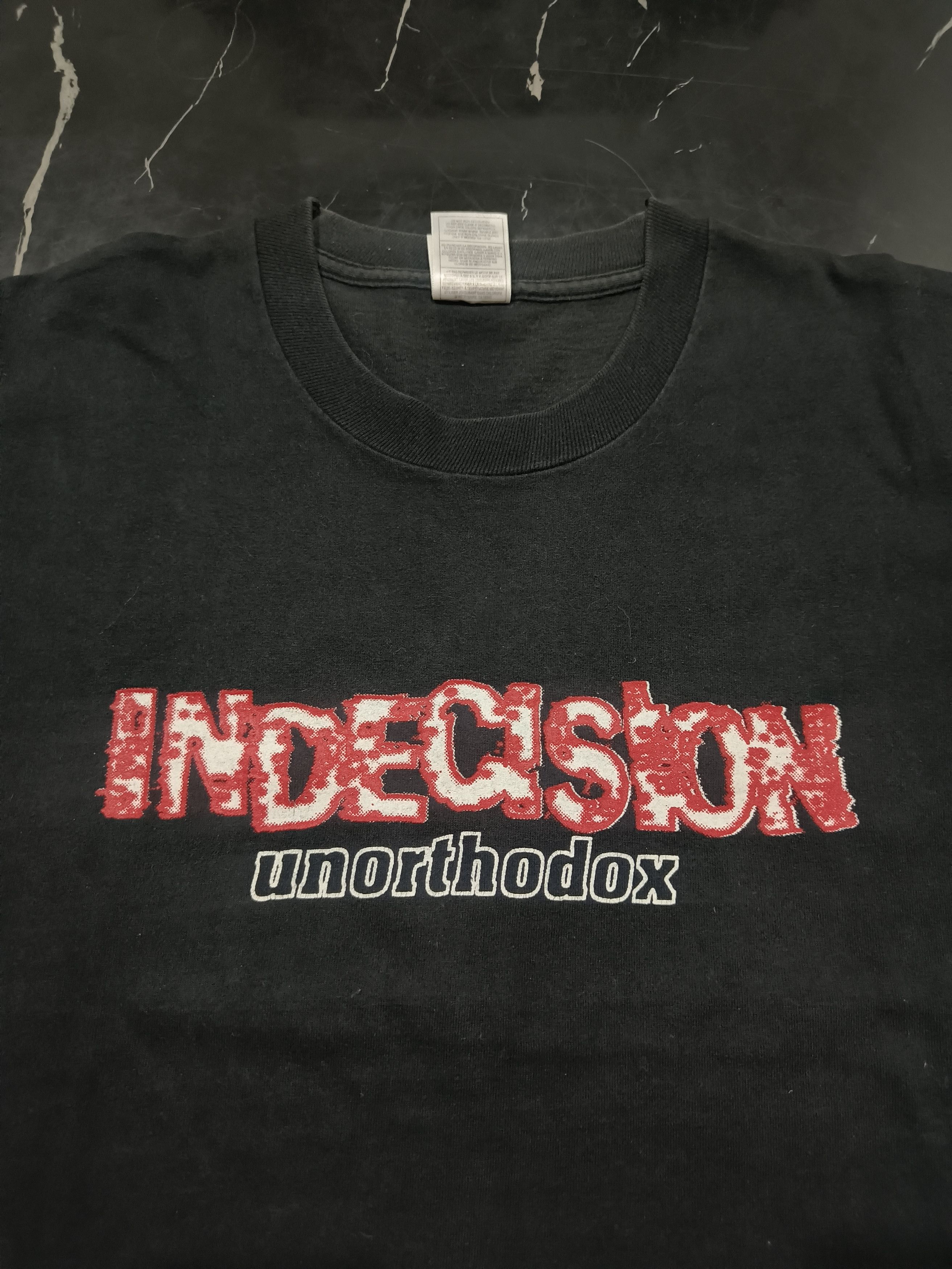 Band Tees Vintage 90s indecision "Unorthodox" shirt Size US S / EU 44-46 / 1 - 2 Thumbnail