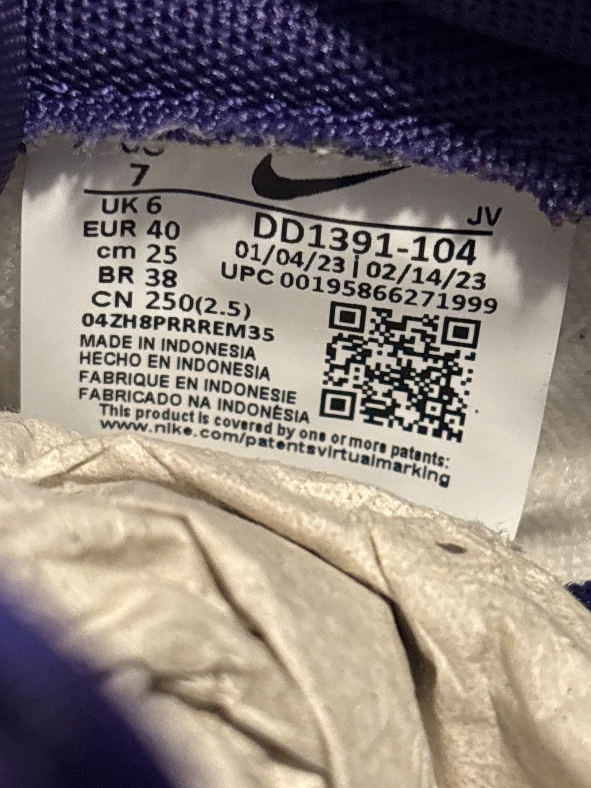 Nike championship purple Size US 7 / EU 40 - 2 Thumbnail