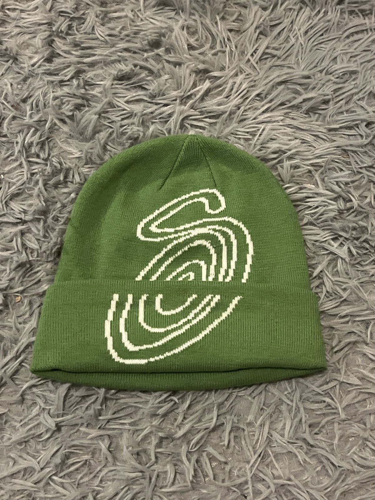 image of Stussy Green Beanie, Men's