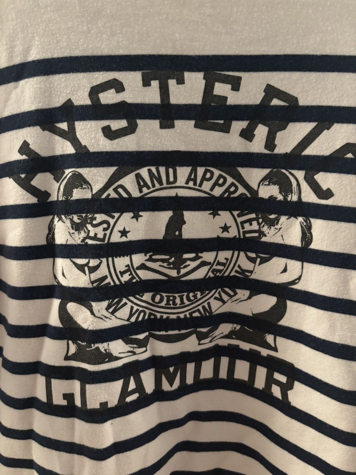 Hysteric glamour striped sweatshirt