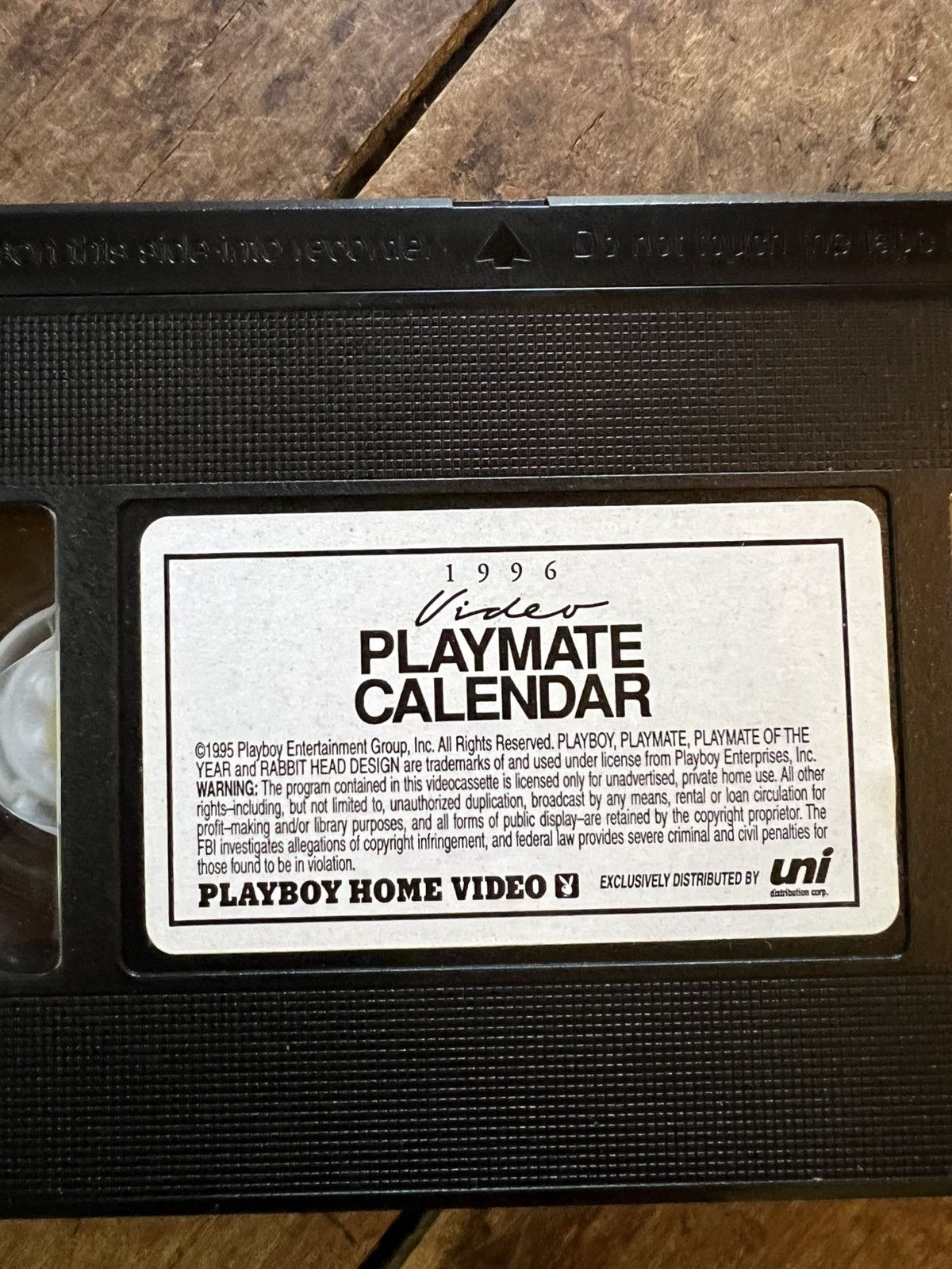 Vintage 1996 Playboy Video Playmate Calendar - VHS Movie Size ONE SIZE - 6 Thumbnail