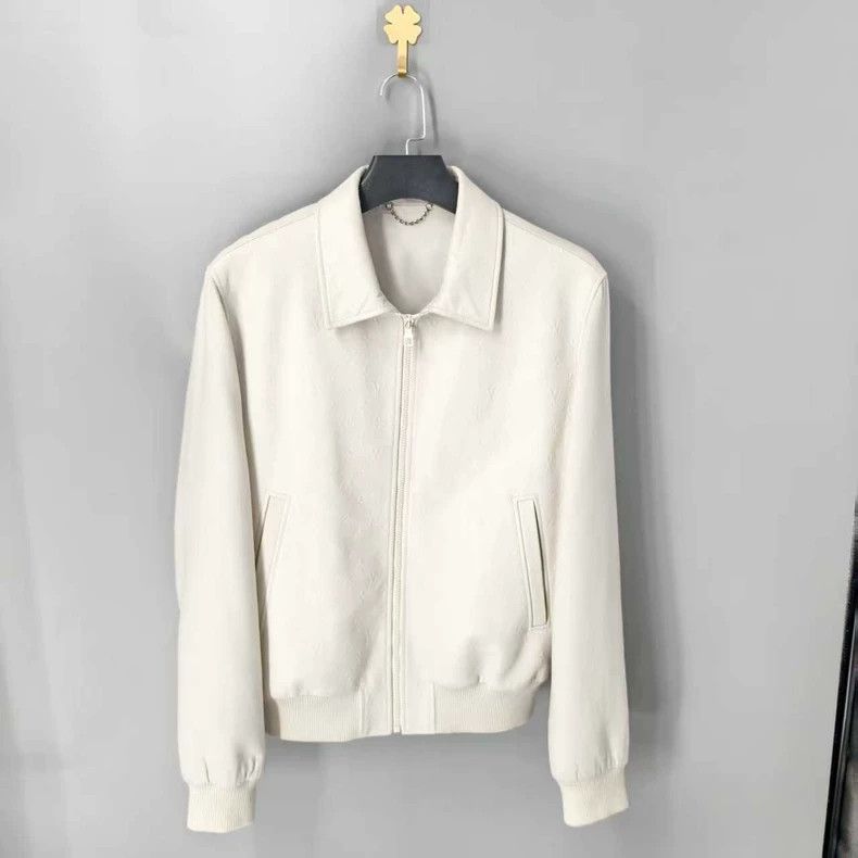 Louis Vuitton Louis Vuitton Solid Logo Leather Jacket - dmc Size US M / EU 48-50 / 2 - 1 Thumbnail