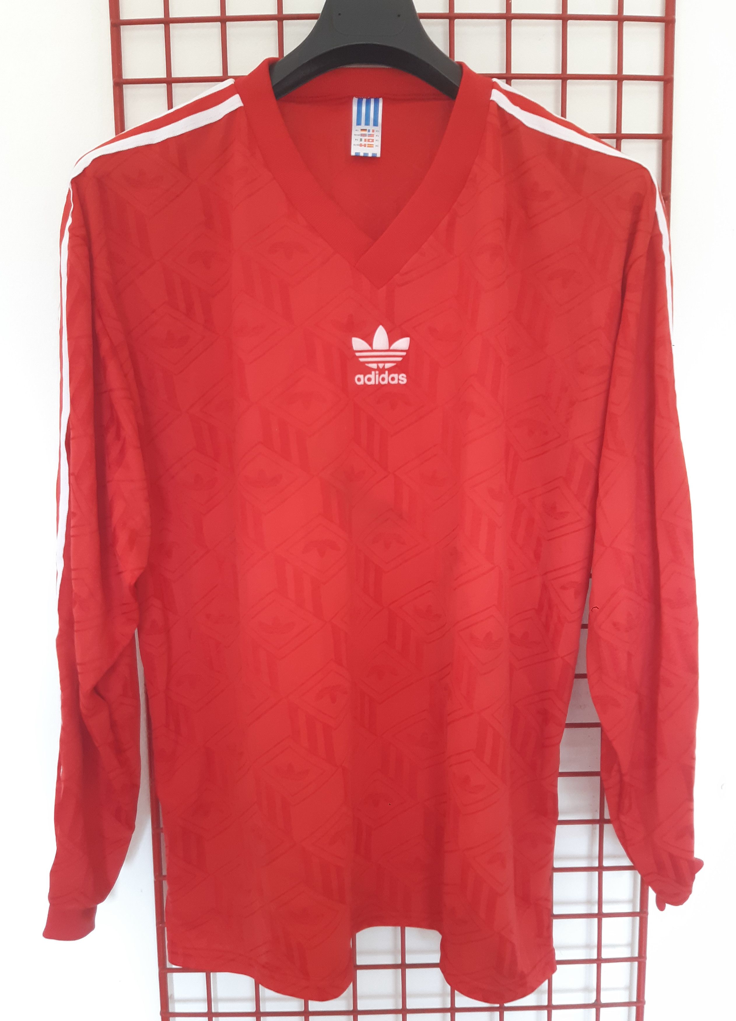 Adidas Vintage 80s ADIDAS Soccer Jersey made in England size XL NOS Size US XL / EU 56 / 4 - 1 Thumbnail