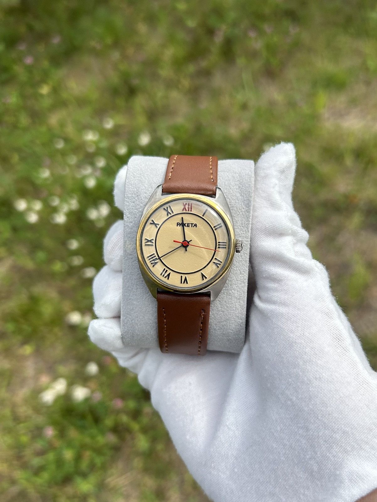 Vintage Vintage Watch Raketa Soviet USSR Mechanical Authentic 1980s Size ONE SIZE - 10 Thumbnail