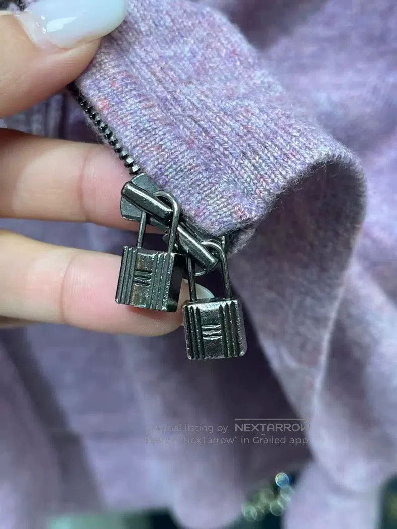 Hermes Hermes Cashmere cardigan set Size M / US 6-8 / IT 42-44 - 6 Thumbnail