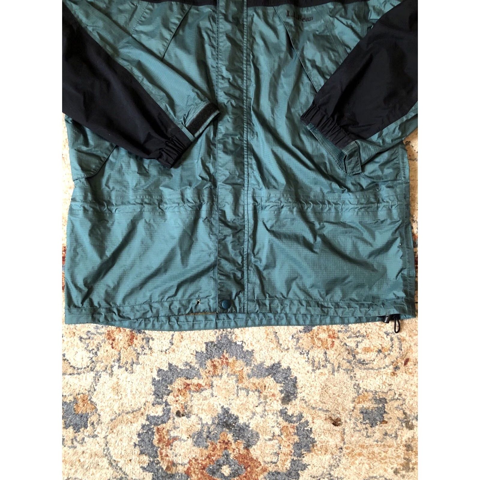 Vintage LL Bean Mountain Guide Jacket Mens Big & Tall L Green Insulated Hooded Water Resistant Zip Pockets Full Zip Winter Jacket Size US L / EU 52-54 / 3 - 5 Thumbnail