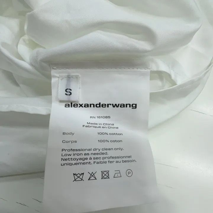 Alexander Wang Alexander Wang White Casual Long Sleeve Shirt - Size S / US 4 / IT 40 - 4 Thumbnail
