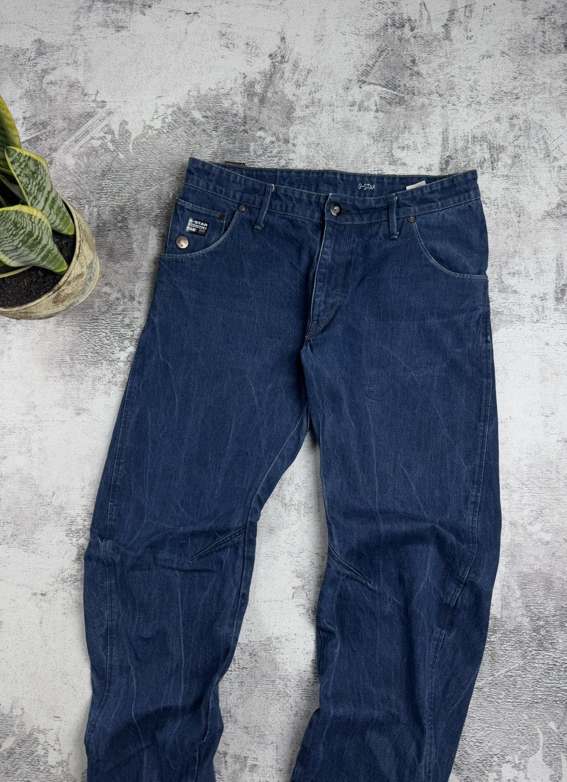 G-Star G-Star Loose Tapered Big Logo GS01 Embro Jeans Pants Bottoms Size US 36 / EU 52 - 13 Thumbnail