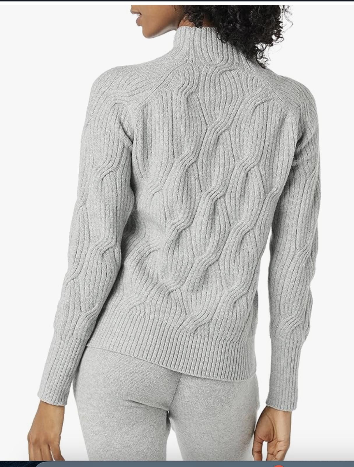 Other Cable Sweater Mock Neck Size L / US 10 / IT 46 - 8 Thumbnail