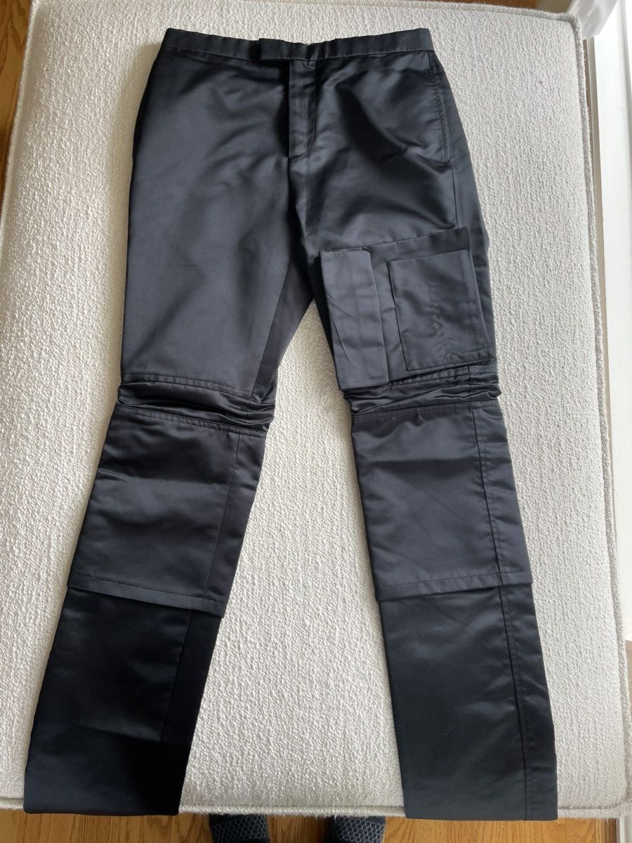 RAF SIMONS slim space pants with pockets