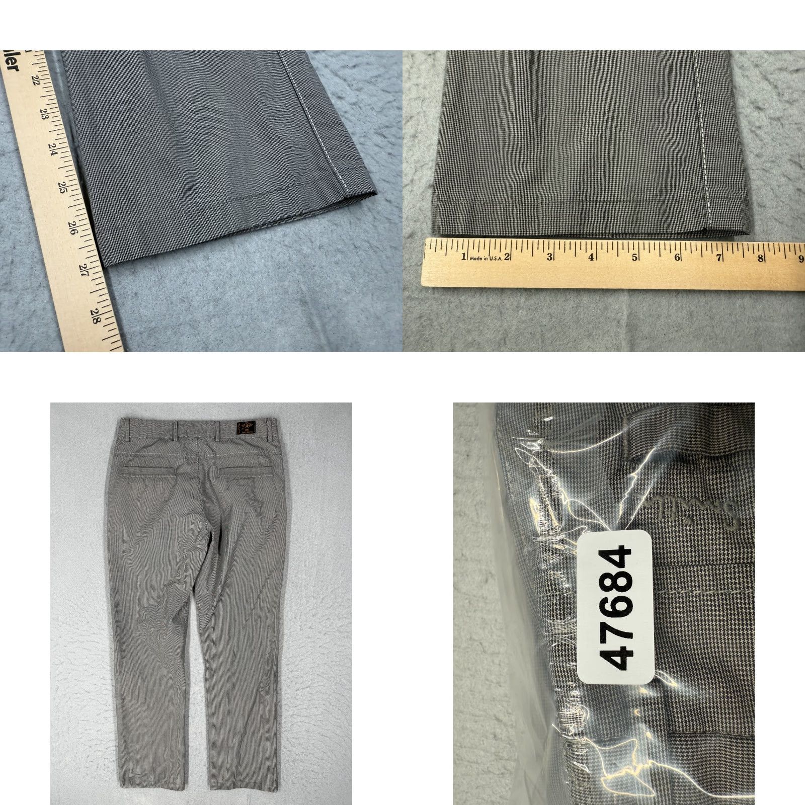 Paul Smith VINTAGE Paul Smith Pants Men 30 Chino Straight Flat Front Gray Cotton 90s Leisure Dress Size US 30 / EU 46 - 8 Thumbnail