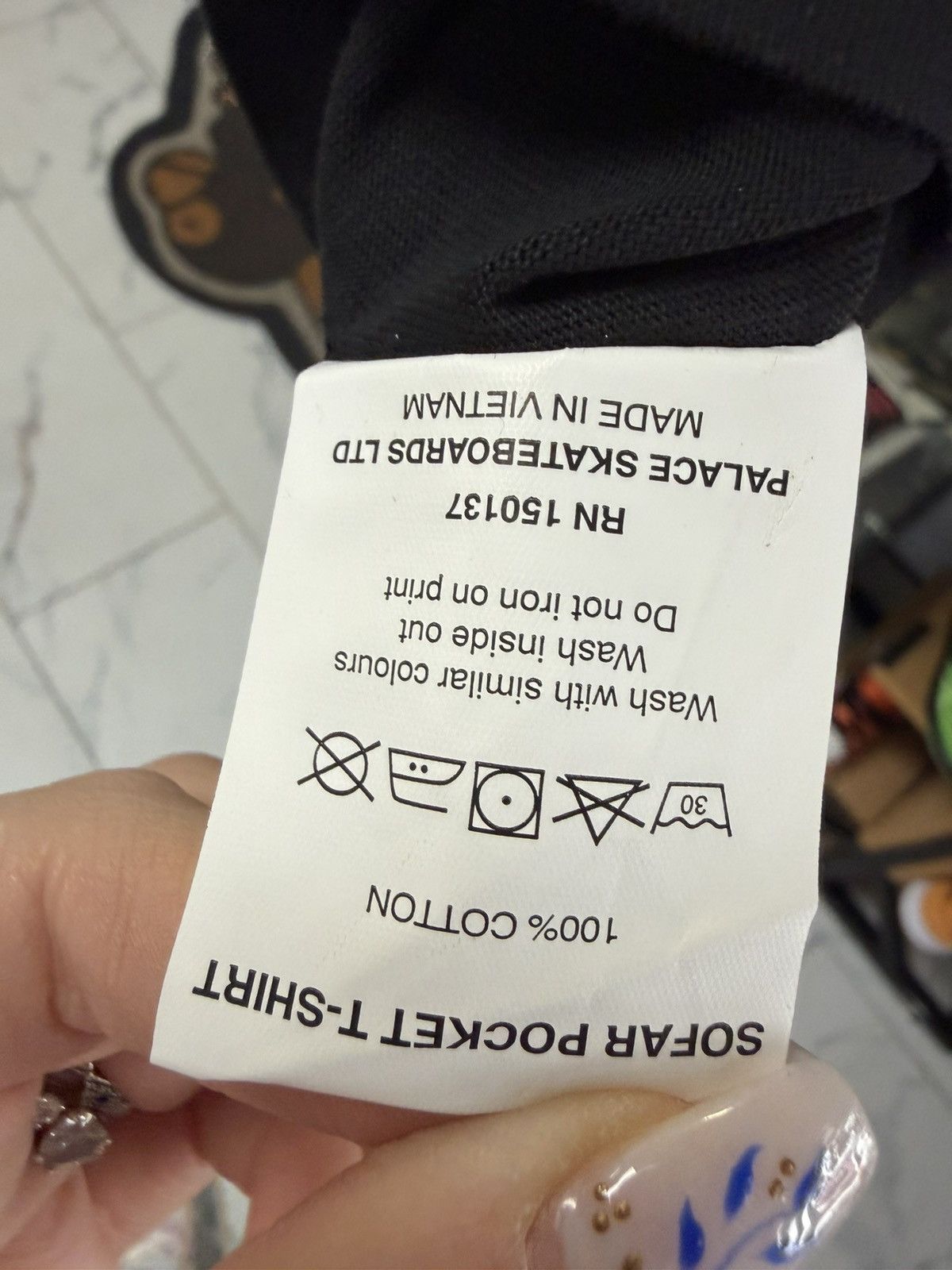 Palace Palace ‘Sofar’ Pocket Tee (Black) Size US XL / EU 56 / 4 - 5 Thumbnail