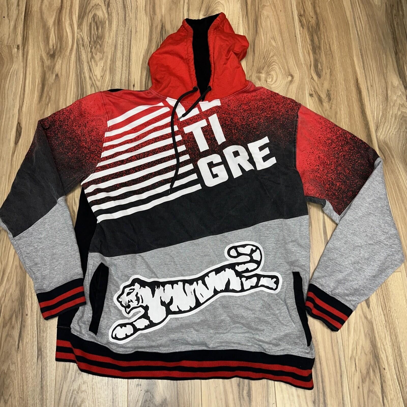 Other Le Tigre Collection Men Red Graphic Hoodie Sweatshirt XXL Size US XXL / EU 58 / 5 - 1 Thumbnail