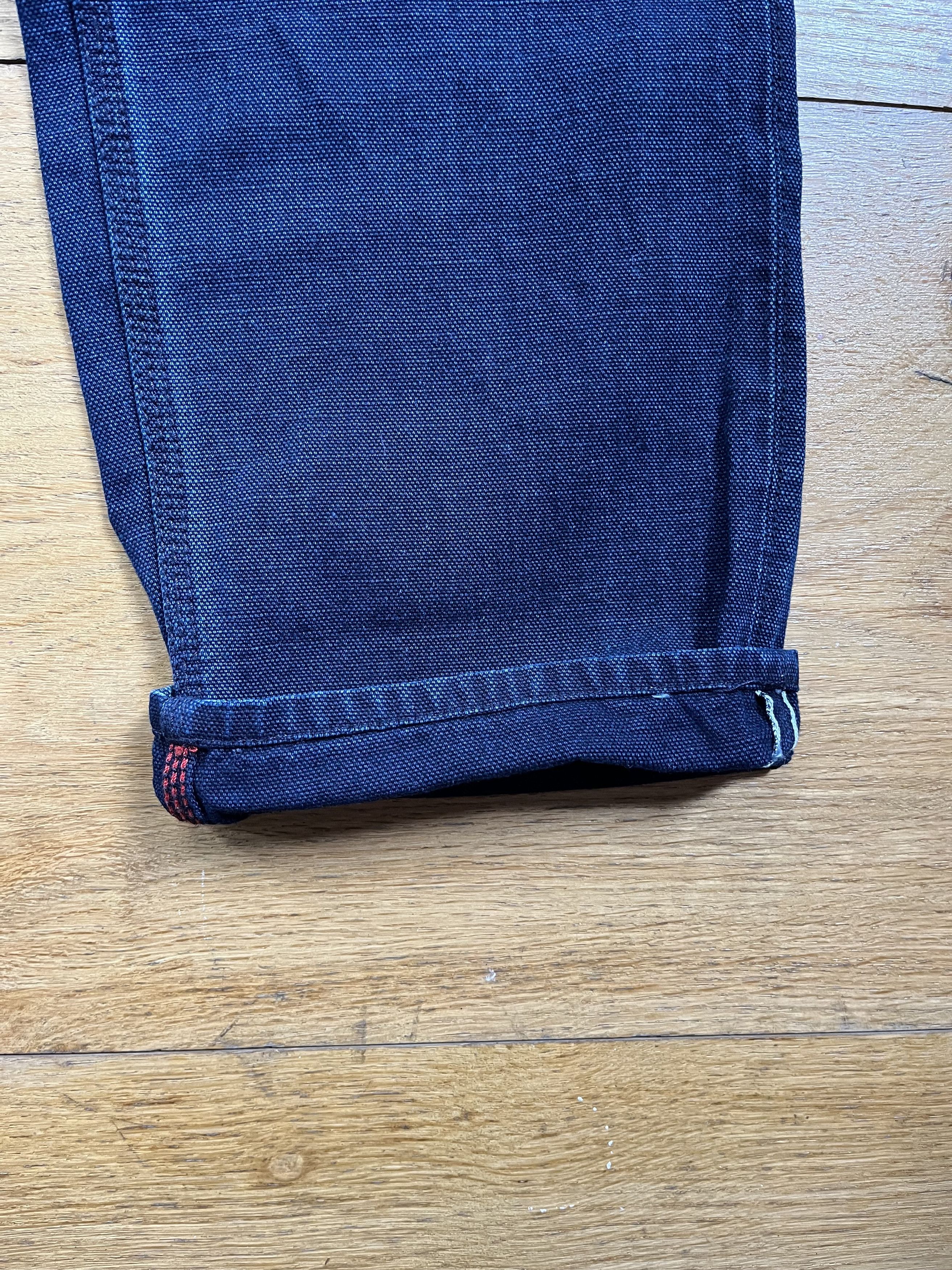 Best Made Co. Indigo Dyed Selvedge Canvas Carpenter Pants Size US 29 - 3 Thumbnail
