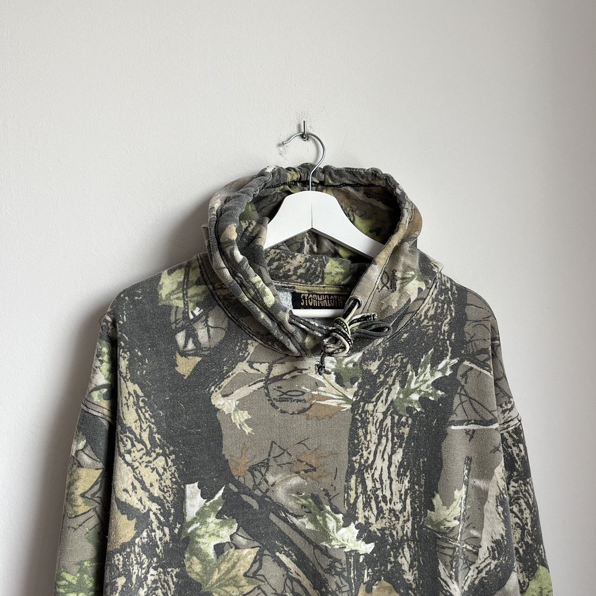 Carhartt Distressed Khaki Camo Hoodie Size US L / EU 52-54 / 3 - 2 Thumbnail