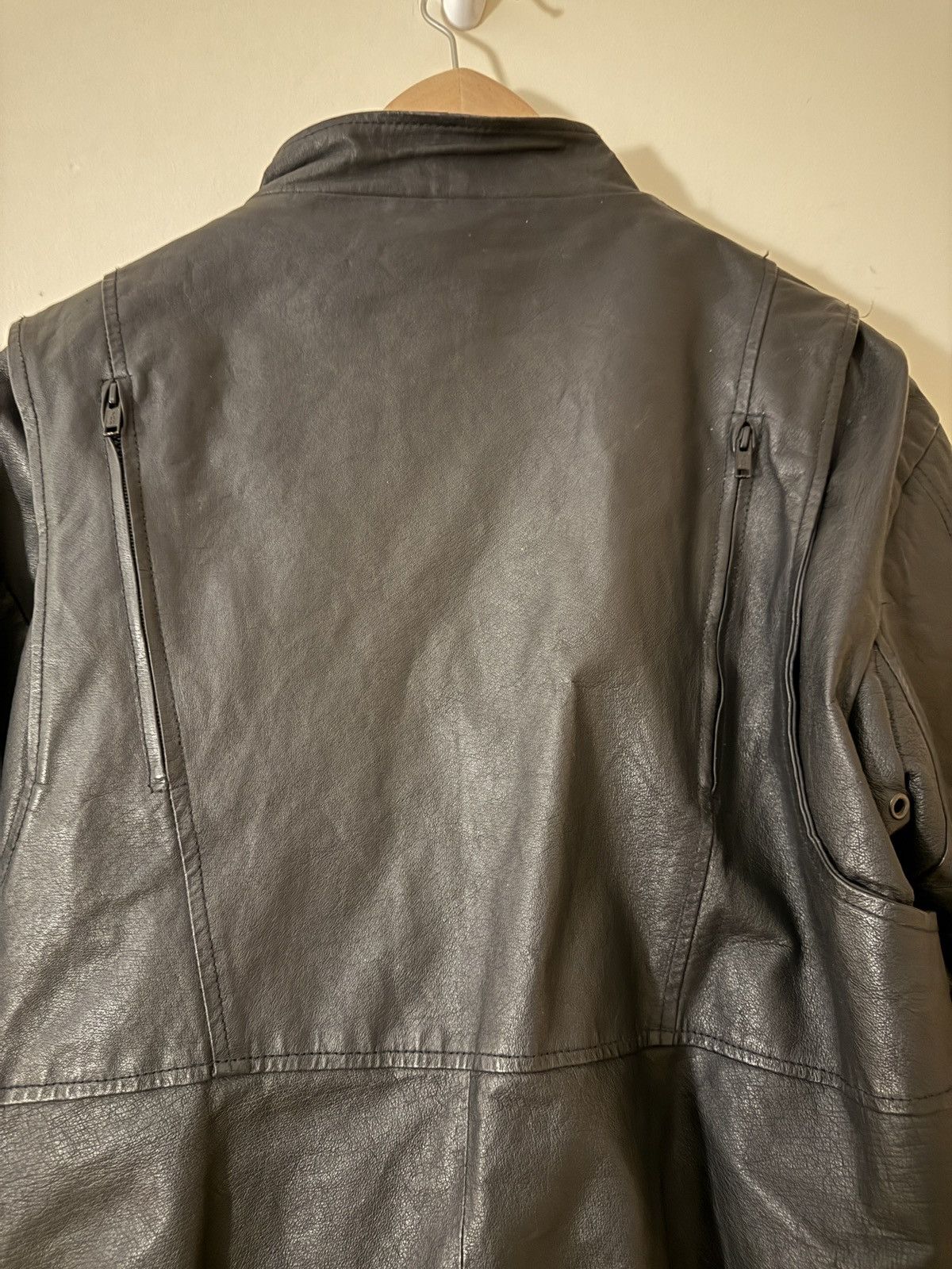 Vintage Vintage 3M Made in USA Leather Biker Jacket Size US S / EU 44-46 / 1 - 3 Thumbnail