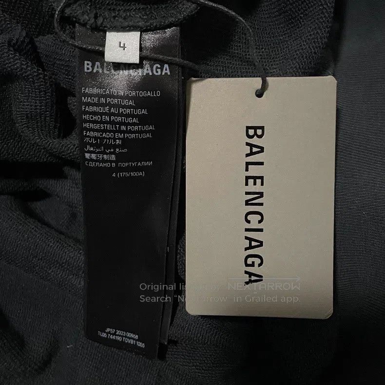 Balenciaga Balenciaga Masking Tape Print Sweatshirt Size US XL / EU 56 / 4 - 4 Thumbnail