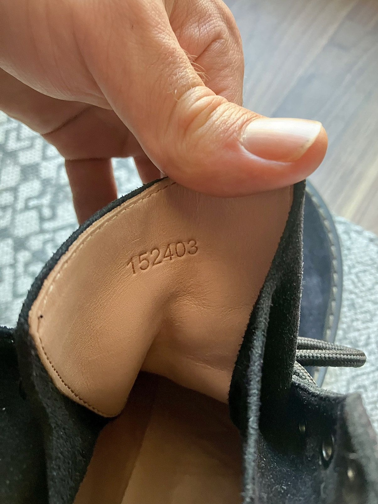 Loewe Loewe: Sierra combat ankle boot in suede Black Size US 11 / EU 44 - 9 Thumbnail