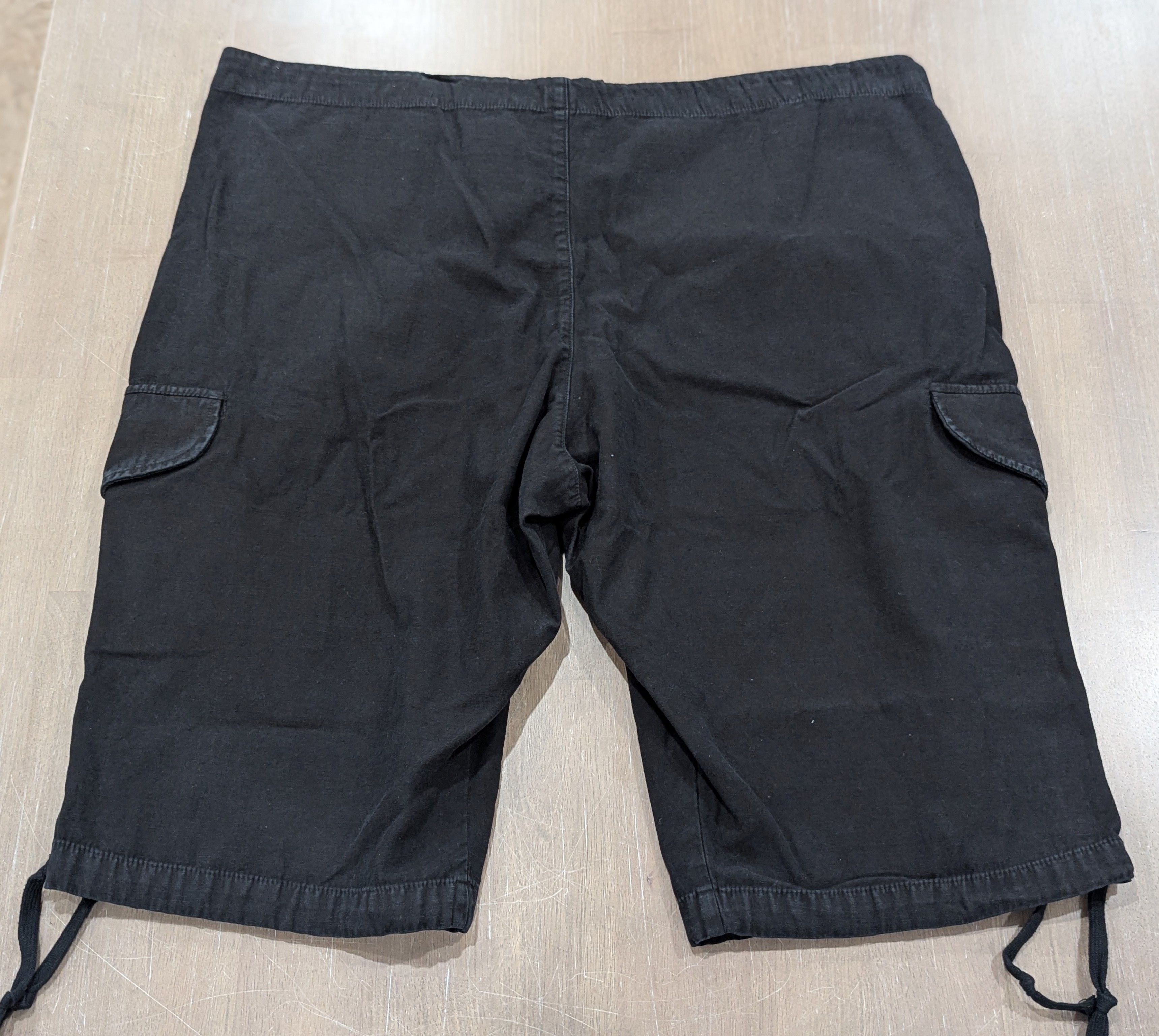 Greg Lauren Mens GREG LAUREN Tent Cargo Shorts Black 4 - XL Size US 36 / EU 52 - 4 Thumbnail