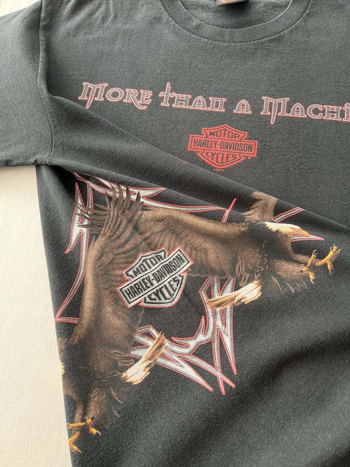 Harley Davidson Vintage 2003 Harley Davidson More Than a Machine Eagle Tee Size US L / EU 52-54 / 3 - 11 Thumbnail