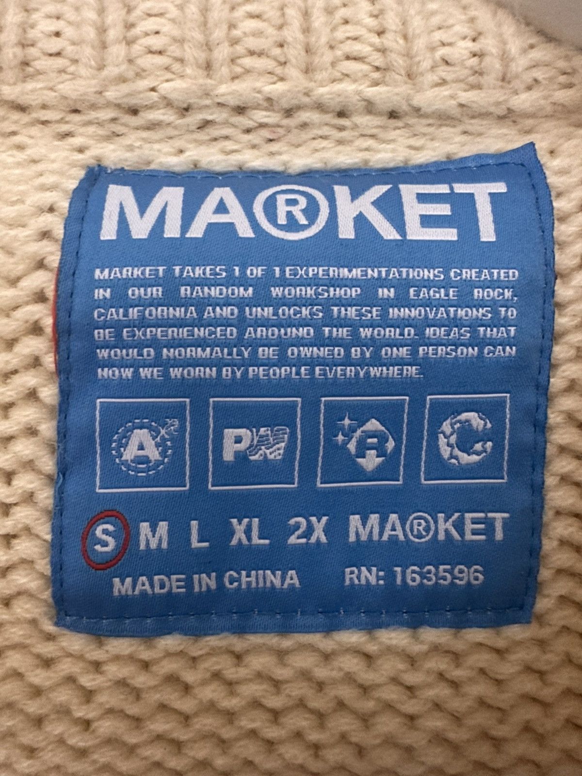 Market Market Knitted Sweater Size US S / EU 44-46 / 1 - 3 Thumbnail