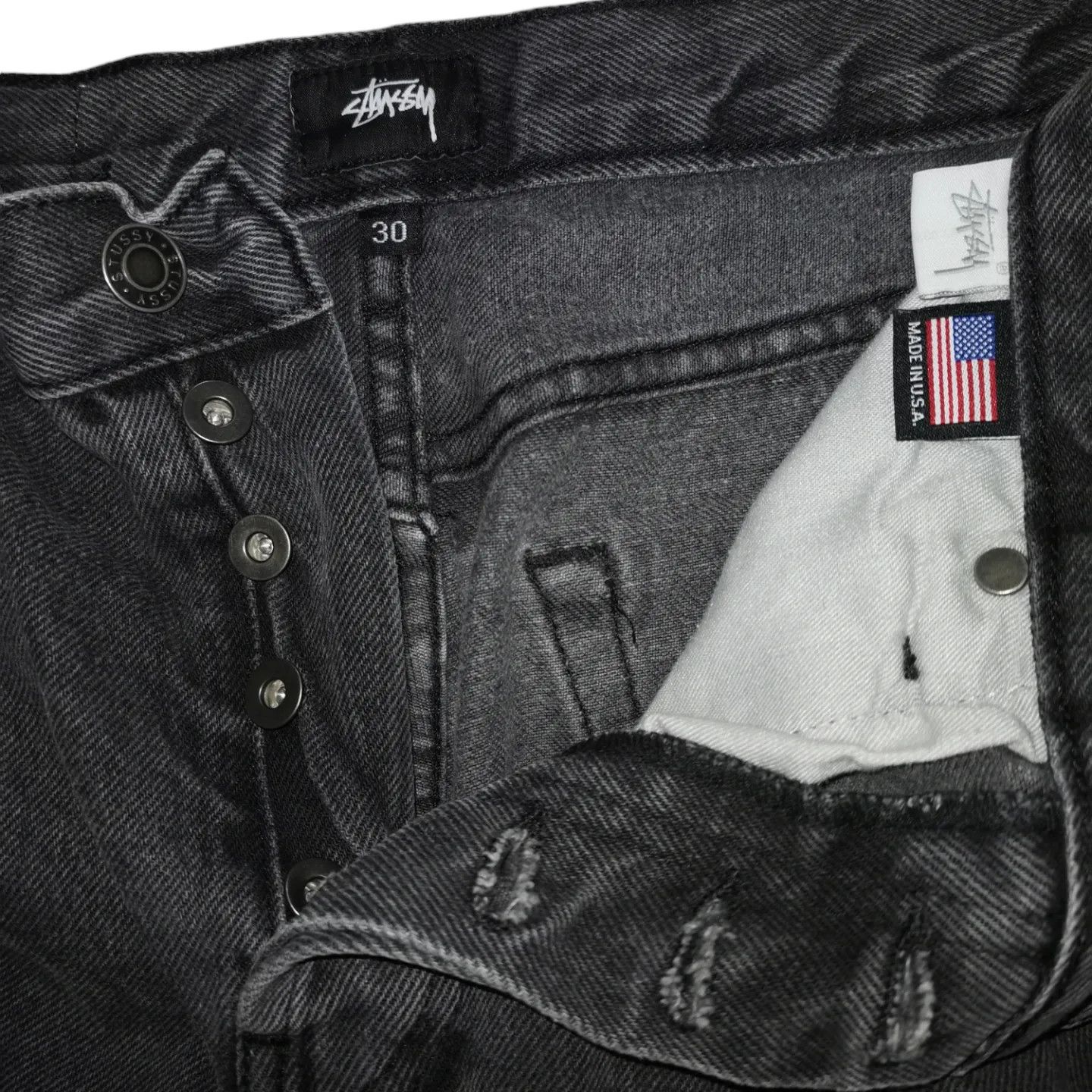 Stussy Stussy big ol jeans black Size US 30 / EU 46 - 3 Thumbnail