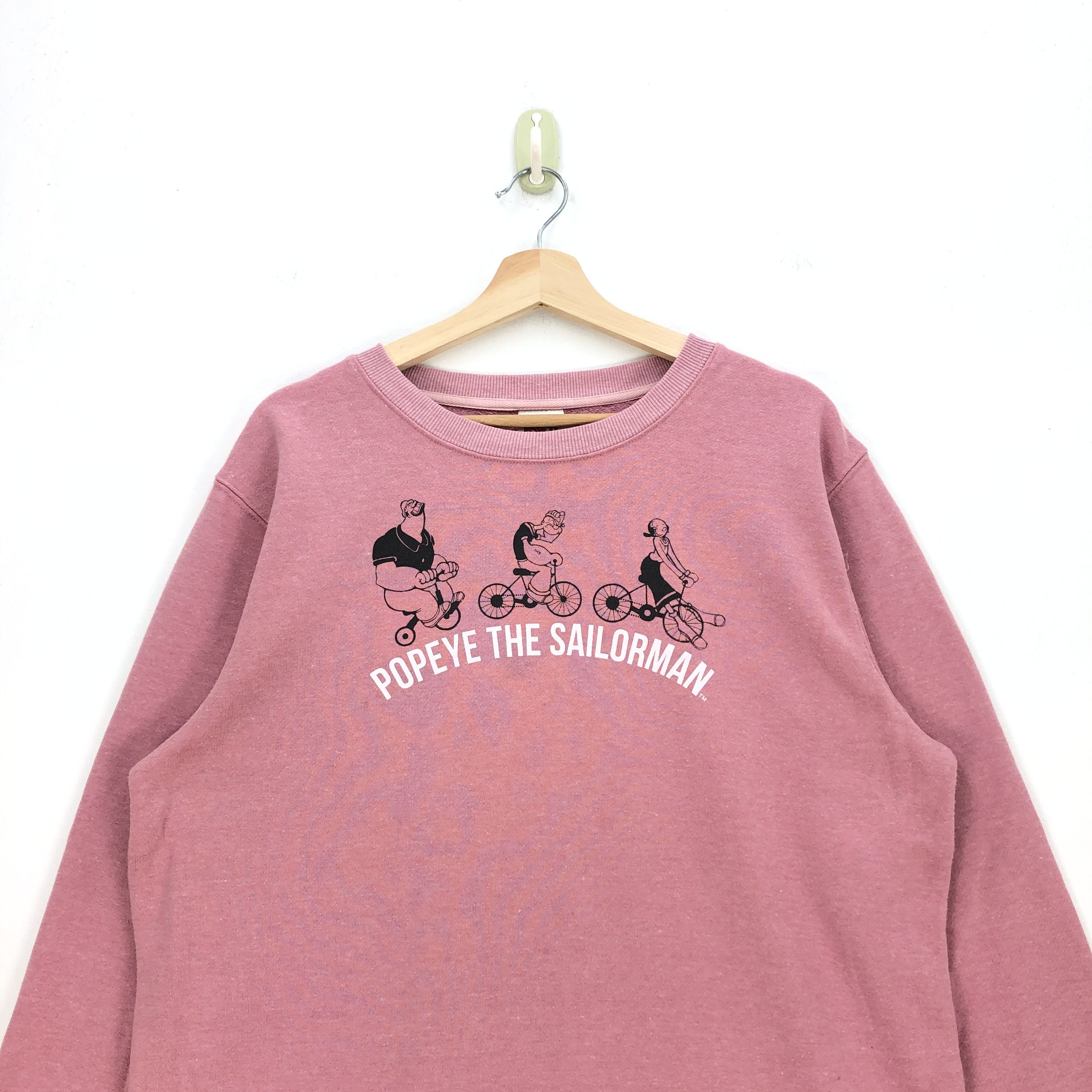 Cartoon Network × Vintage Vintage Popeye Sweatshirt Popeye Anime Sweater Jumper Size L / US 10 / IT 46 - 2 Thumbnail