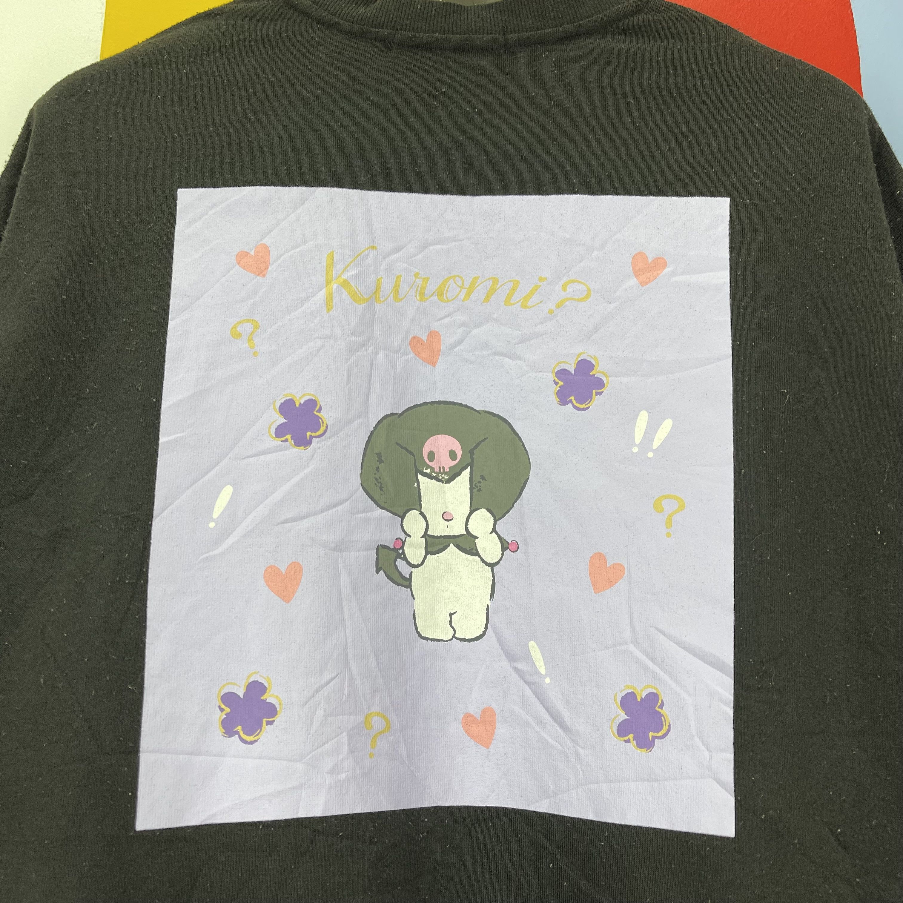 Japanese Brand KUROMI by SANRIO Crew Neck Sweatshirt #1375/AV Size US XL / EU 56 / 4 - 2 Thumbnail