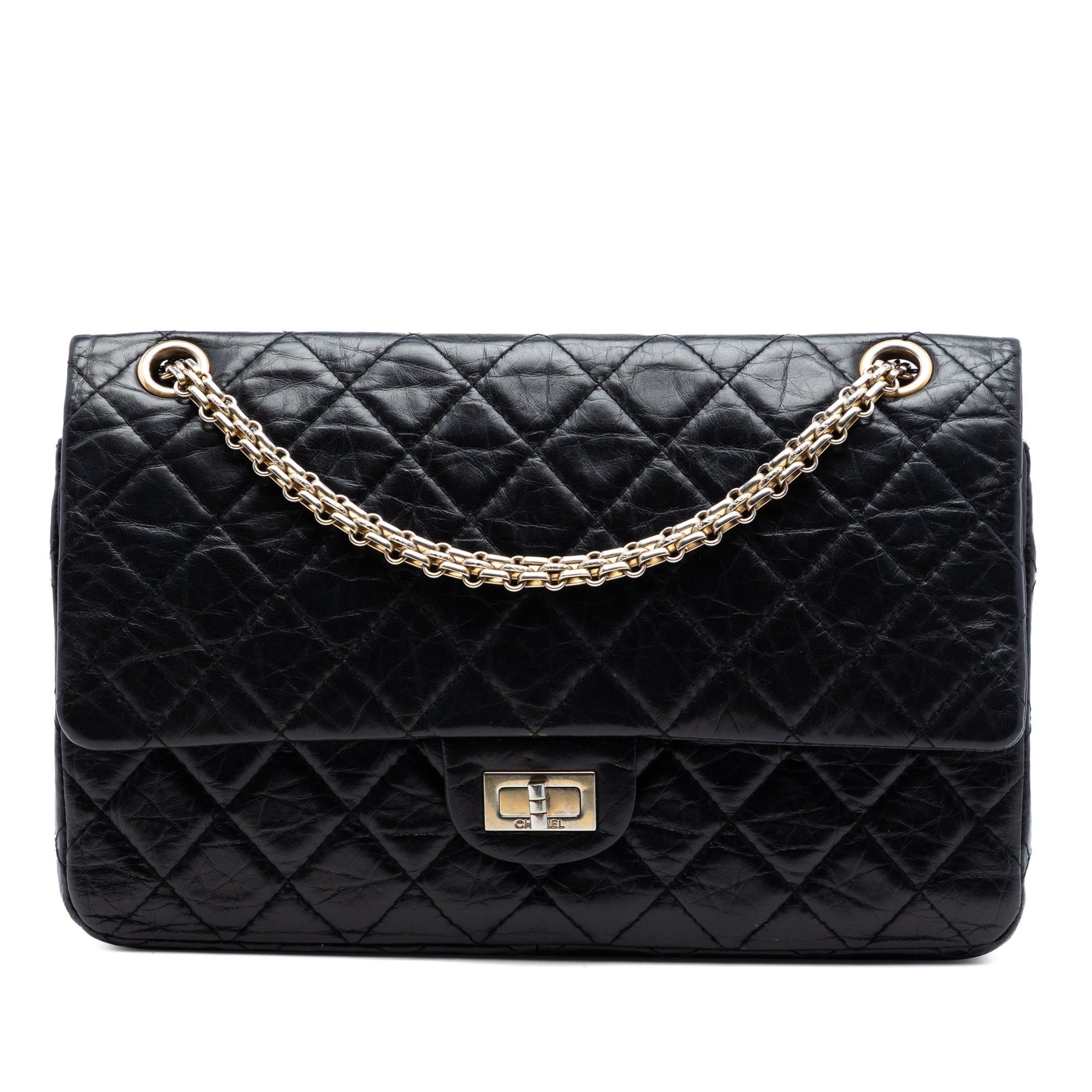 Chanel Quilted Aged Calfskin Reissue 2.55 Double Flap 226 Size ONE SIZE - 1 Thumbnail