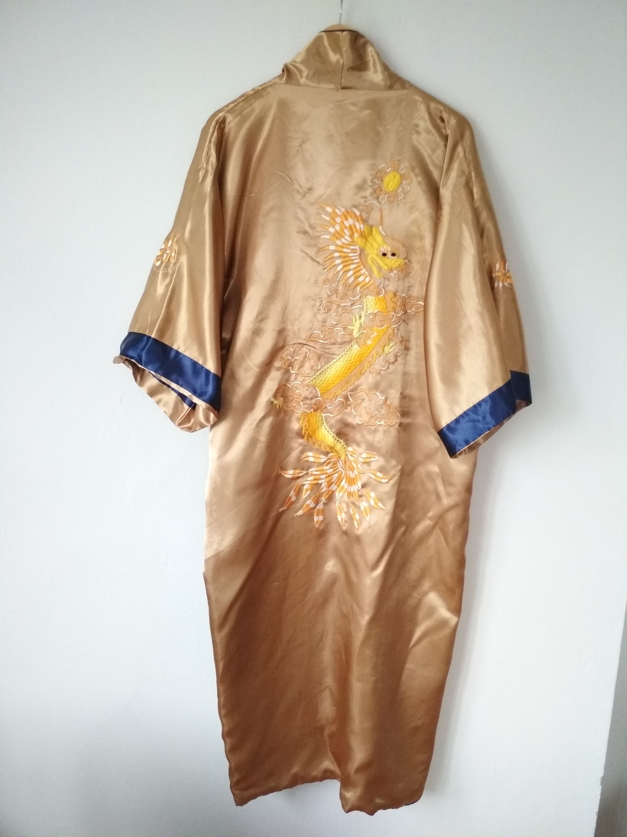 Japanese Brand Zhi Cheng double-sided kimono embroidered tiger dragon Size US XXL / EU 58 / 5 - 2 Thumbnail
