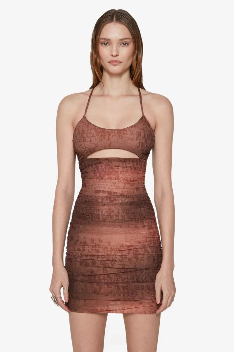 Misbhv $395 MISBHV Typewriter Mini Dress Size XS / US 0-2 / IT 36-38 - 1 Thumbnail