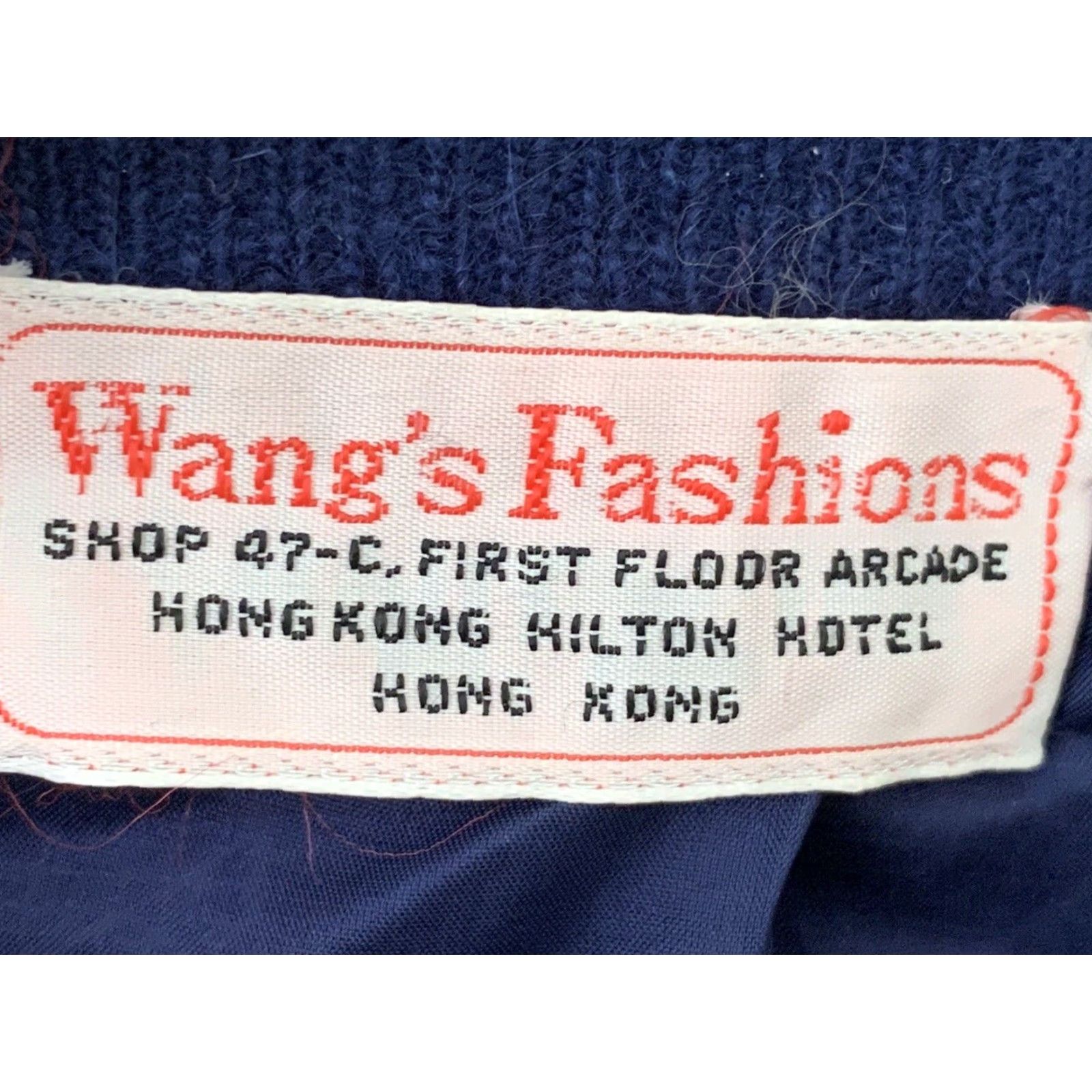 Vintage VINTAGE Wang's Fashion Women's Cardigan Sweater 1960s Rockabilly Beaded Navy Size S/M Size S / US 4 / IT 40 - 3 Thumbnail