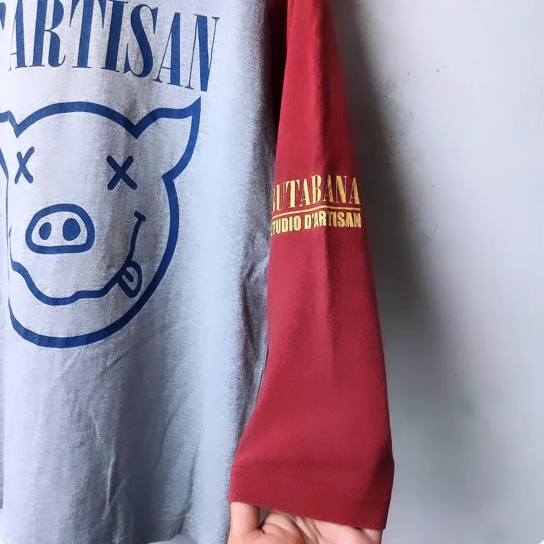 Vtg 90s Studion D'Artisan Butabana Raglan Shirt