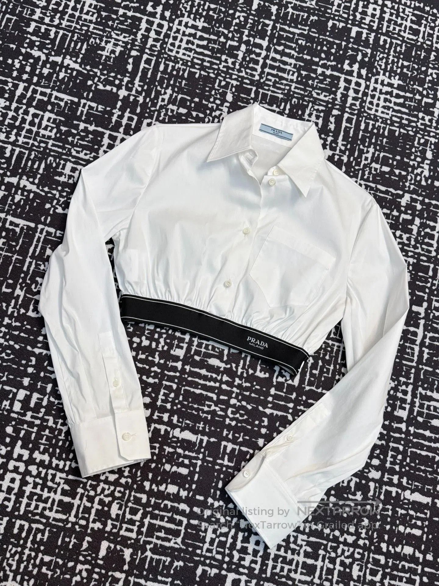 Other White Short Long-Sleeve Shirt. Size S / US 4 / IT 40 - 1 Thumbnail