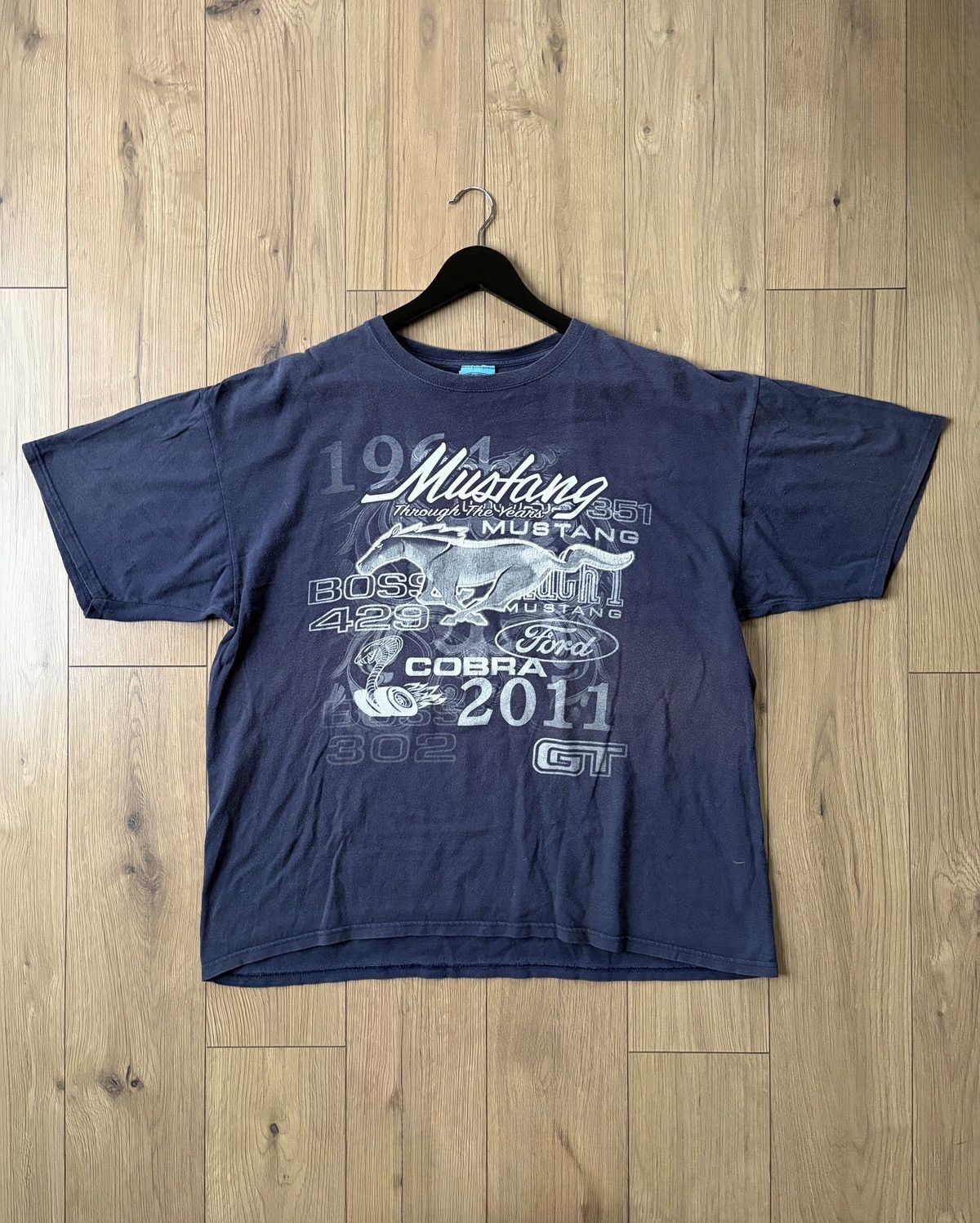 Ford Vintage Boxy Ford Mustang Faded T-shirt Size US XXL / EU 58 / 5 - 1 Thumbnail