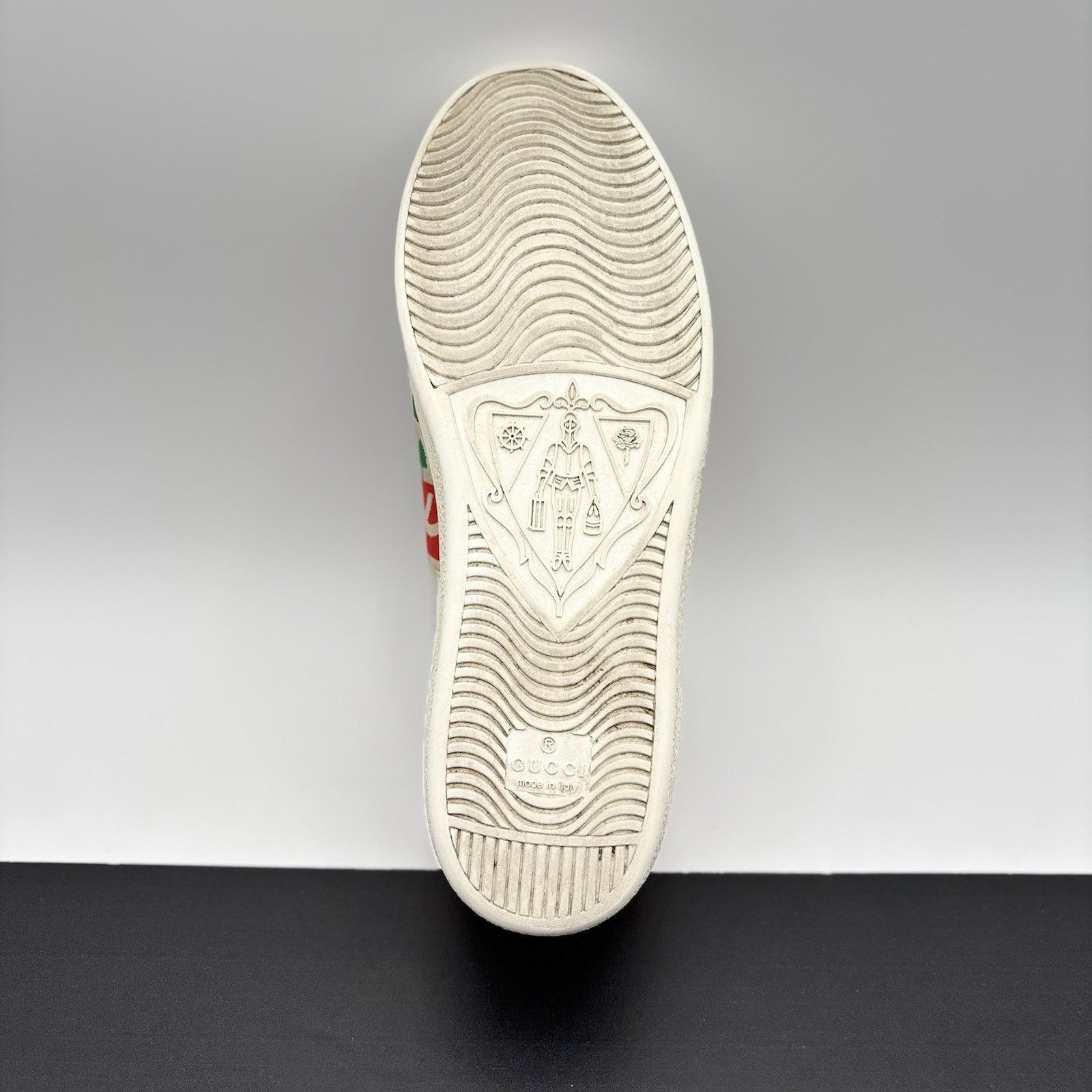 Gucci Gucci Ace Web 'Interlocking G - White Red Green ‘ | GOOD! Size US 7 / IT 37 - 17 Thumbnail