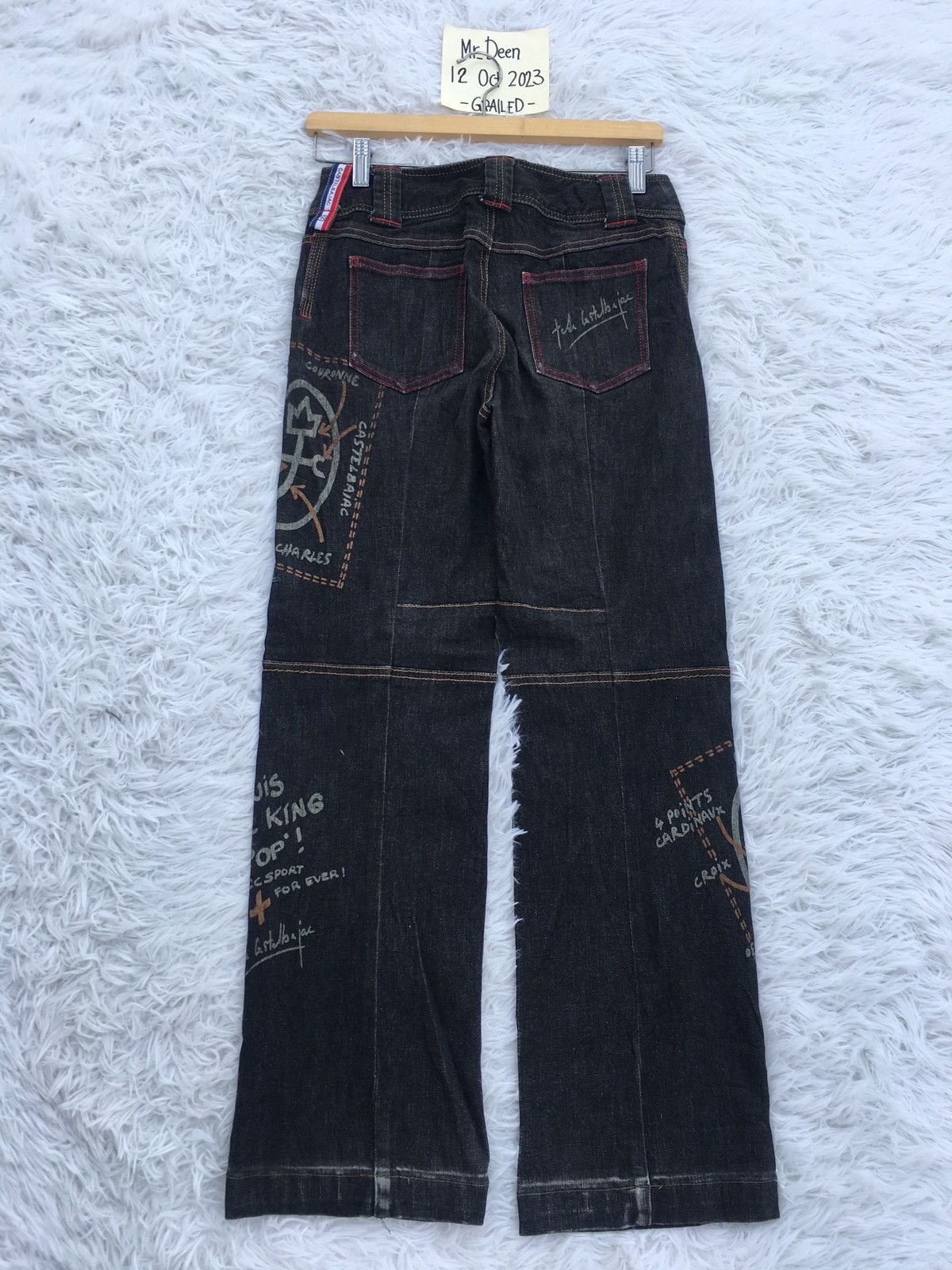 Jean Charles De Castelbajac Rare Vintage Jean Charles de Castelbajac Jean/Denim Size US 26 / EU 42 - 17 Thumbnail
