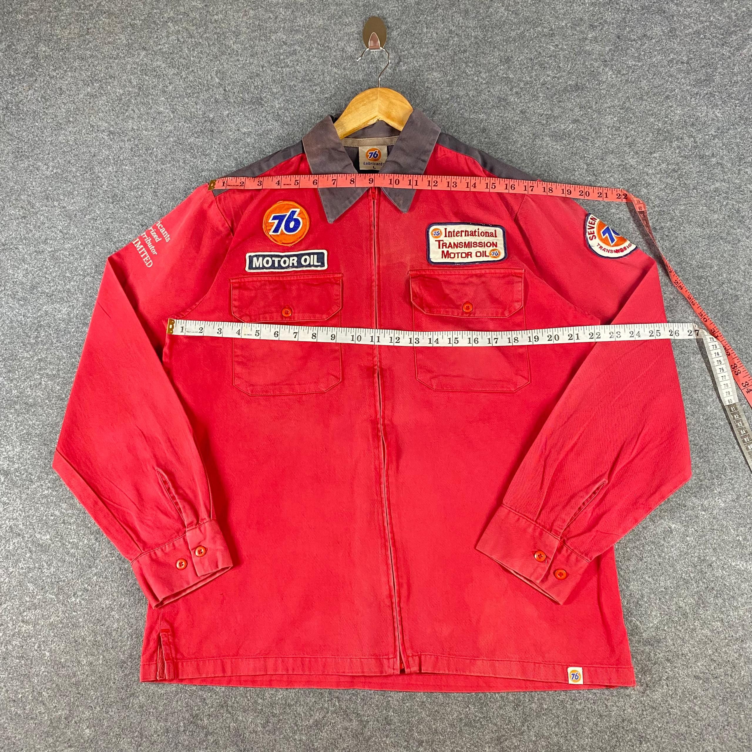 Japanese Brand Vintage 76 Lubricant Motorcycles Racing Jacket Size US L / EU 52-54 / 3 - 6 Thumbnail
