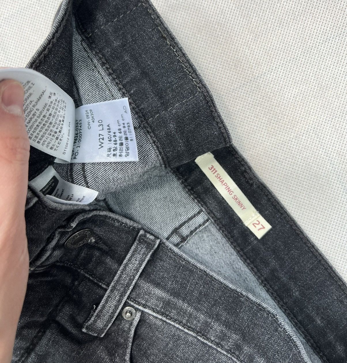 Levi's Spodnie Levi’s 311 Shaping Skinny Jeans Śliczne Size 27" / US 4 / IT 40 - 6 Thumbnail