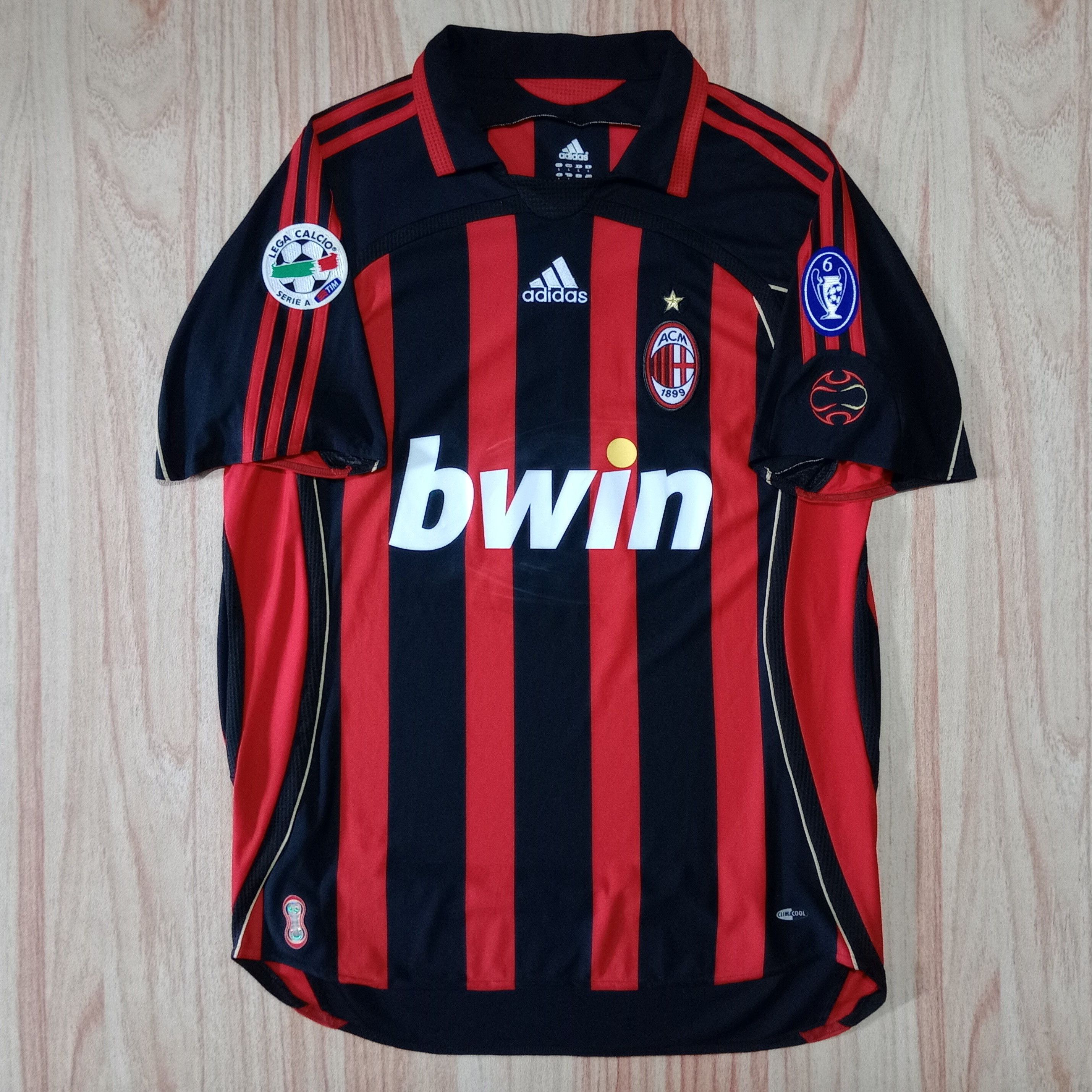 AC MILAN ITALY 1990 1991 HOME RARE JERSEY SHIRT FOOTBALL