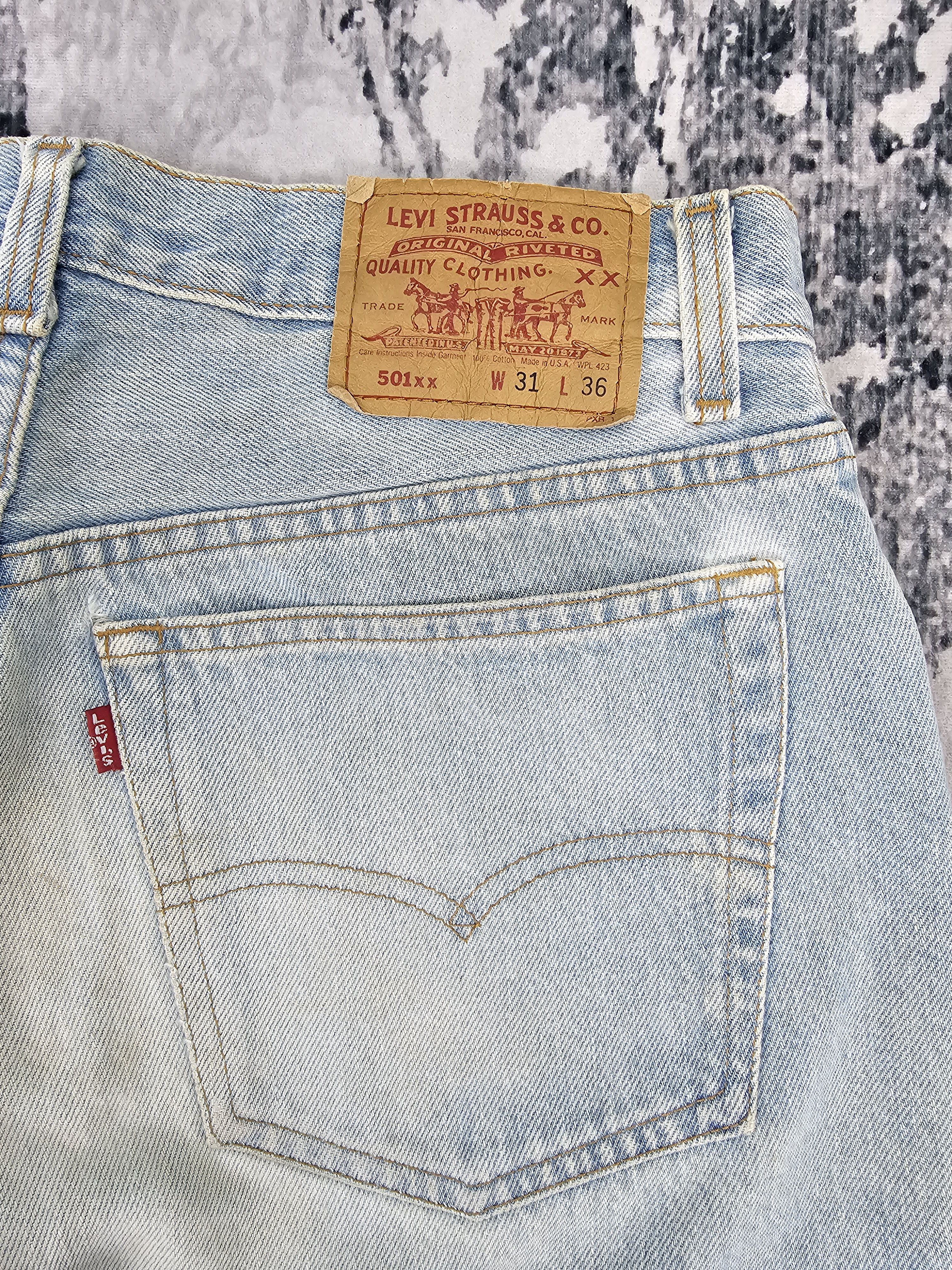 Levi's Vintage Clothing Vtg 90's LEVIS 501 XX Light Blue Faded Size 29X30 Jean L0413 Size US 29 - 10 Thumbnail