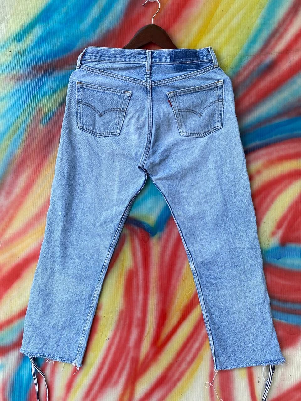 Levi's × Levi's Vintage Clothing × Vintage Rare Vintage Levis Lace Up Jeans Size US 29 - 17 Thumbnail