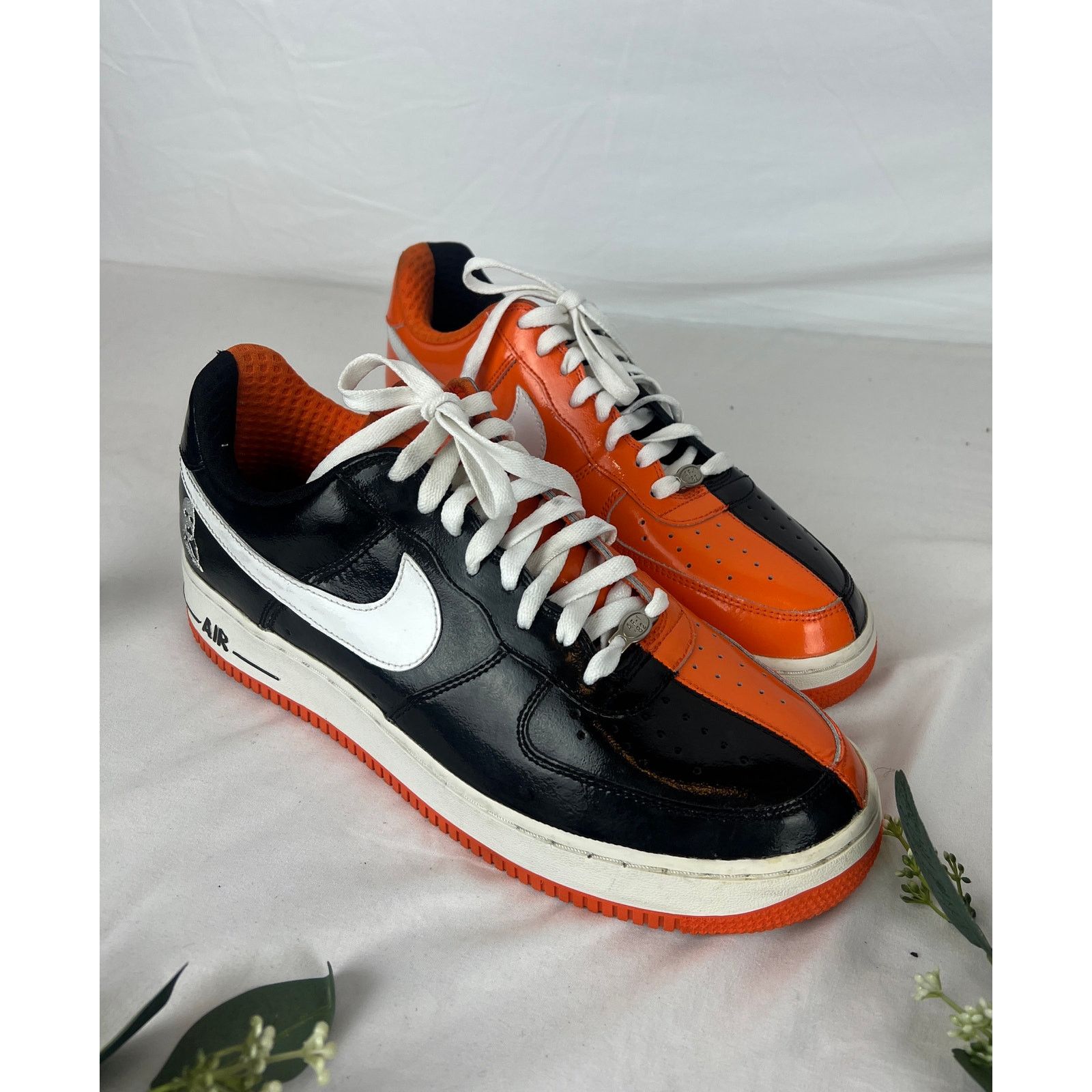 Nike RARE 2006 Halloween Nike Air Force 1 Limited Edition AF1 Size US 11 / EU 44 - 4 Thumbnail