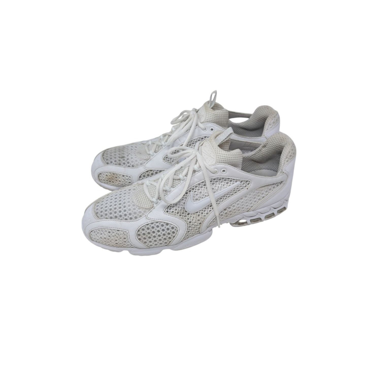 Nike Air Zoom Spiridon Cage 2 Triple White Running Shoes CJ1288-100 Men\'s Sz 9.5 NIKE ZOOM SPIRIDON CAGE 2 “TRIPLE WHITE” Caged air  main image 2