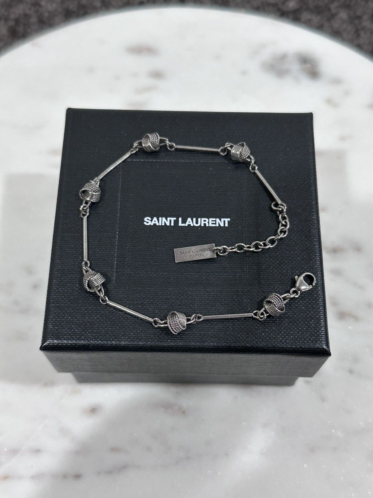 Saint Laurent Paris Saint Laurent Paris Multi Link Bones Bracelet Size ONE SIZE - 3 Thumbnail