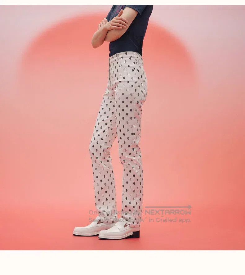 Hermes Hermes Pig nose - white denim jeans Size 24" / US 00 / IT 34 - 4 Thumbnail